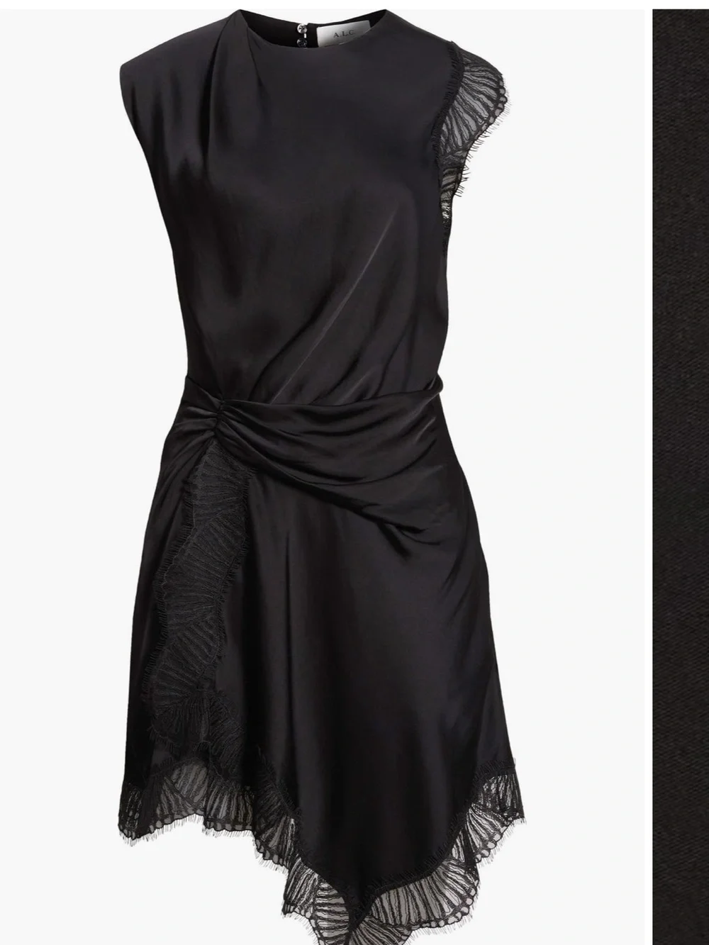 A.L.C Dion Gathered Asymmetric dress - Picture 4 of 4